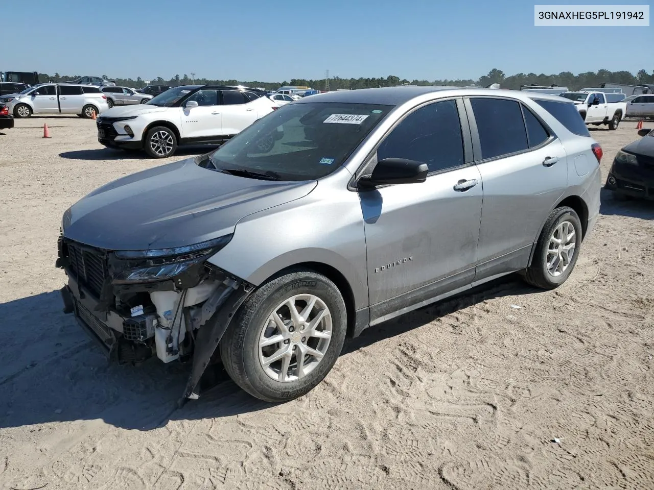 2023 Chevrolet Equinox Ls VIN: 3GNAXHEG5PL191942 Lot: 72644374