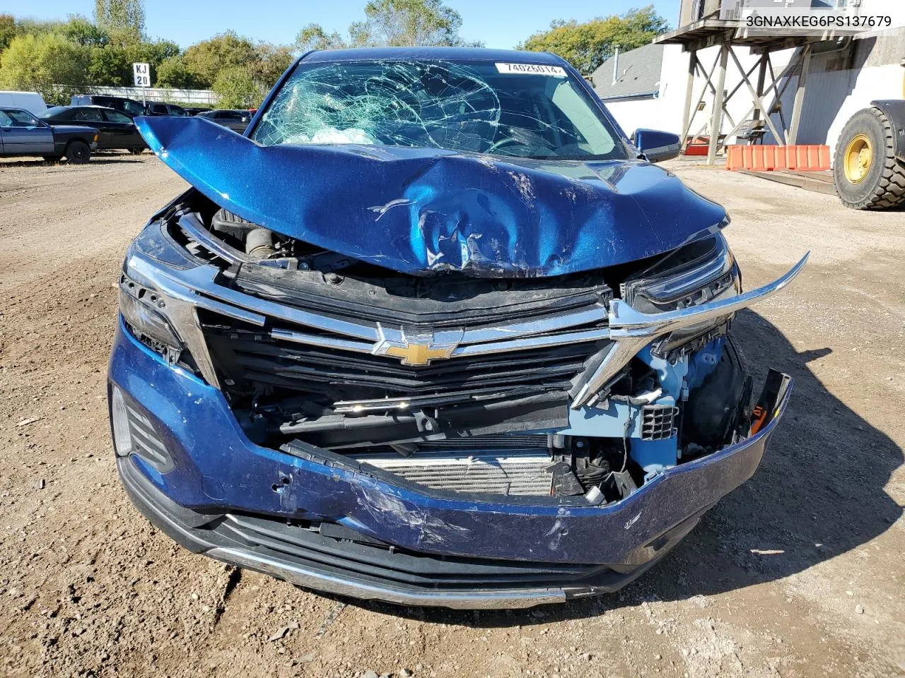 2023 Chevrolet Equinox Lt VIN: 3GNAXKEG6PS137679 Lot: 74026014