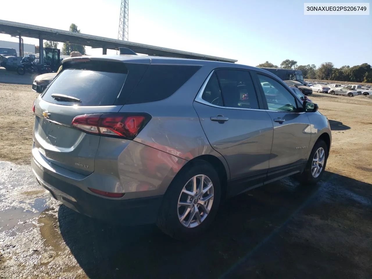 2023 Chevrolet Equinox Lt VIN: 3GNAXUEG2PS206749 Lot: 74182504