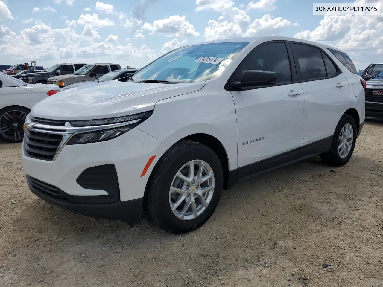 2023 Chevrolet Equinox Ls VIN: 3GNAXHEG4PL117945 Lot: 74249134