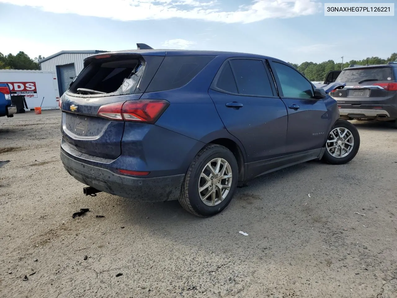 2023 Chevrolet Equinox Ls VIN: 3GNAXHEG7PL126221 Lot: 75804324