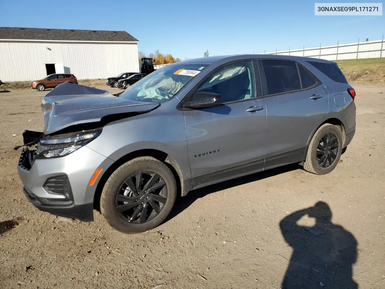 2023 Chevrolet Equinox Ls VIN: 3GNAXSEG9PL171271 Lot: 77565644