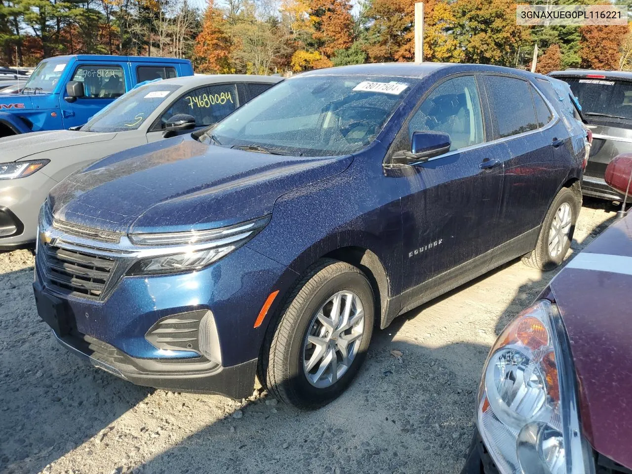 2023 Chevrolet Equinox Lt VIN: 3GNAXUEG0PL116221 Lot: 78017504