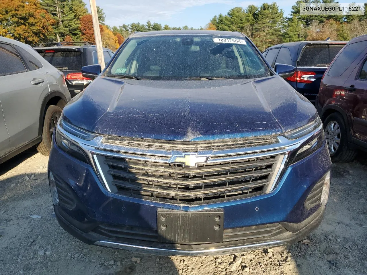 2023 Chevrolet Equinox Lt VIN: 3GNAXUEG0PL116221 Lot: 78017504