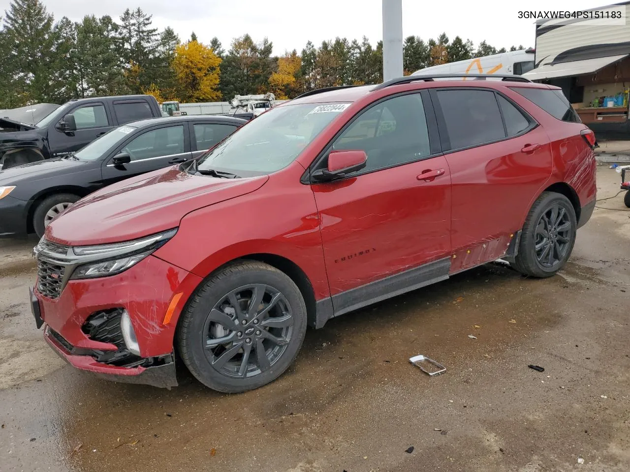 2023 Chevrolet Equinox Rs VIN: 3GNAXWEG4PS151183 Lot: 78822844