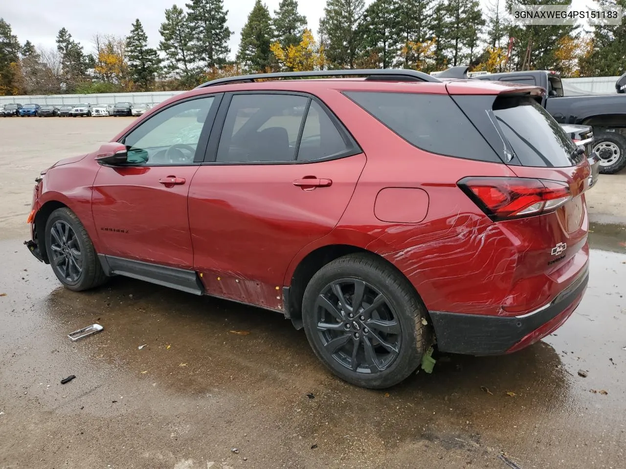 2023 Chevrolet Equinox Rs VIN: 3GNAXWEG4PS151183 Lot: 78822844