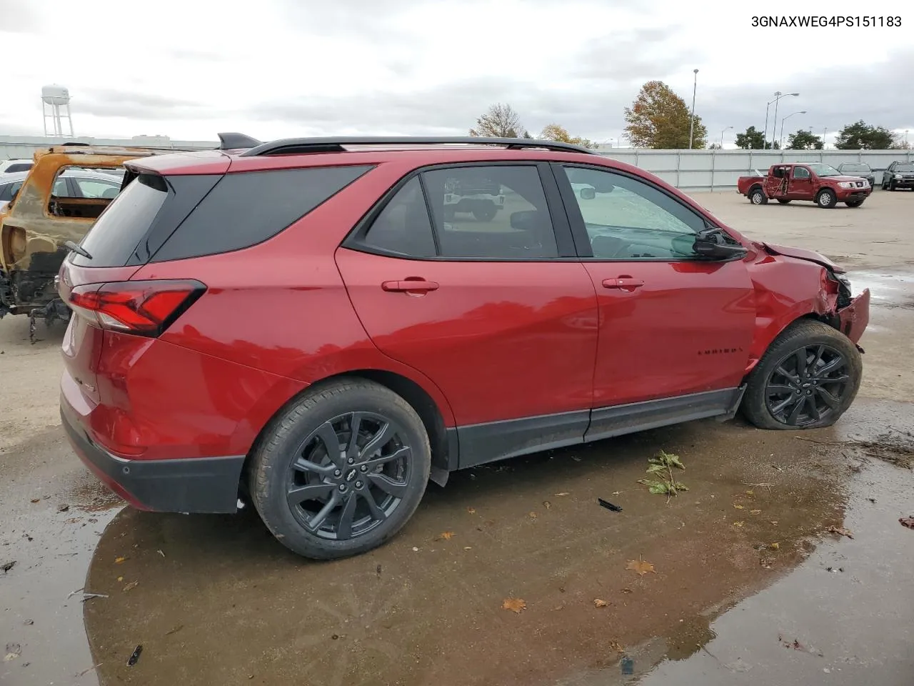 2023 Chevrolet Equinox Rs VIN: 3GNAXWEG4PS151183 Lot: 78822844