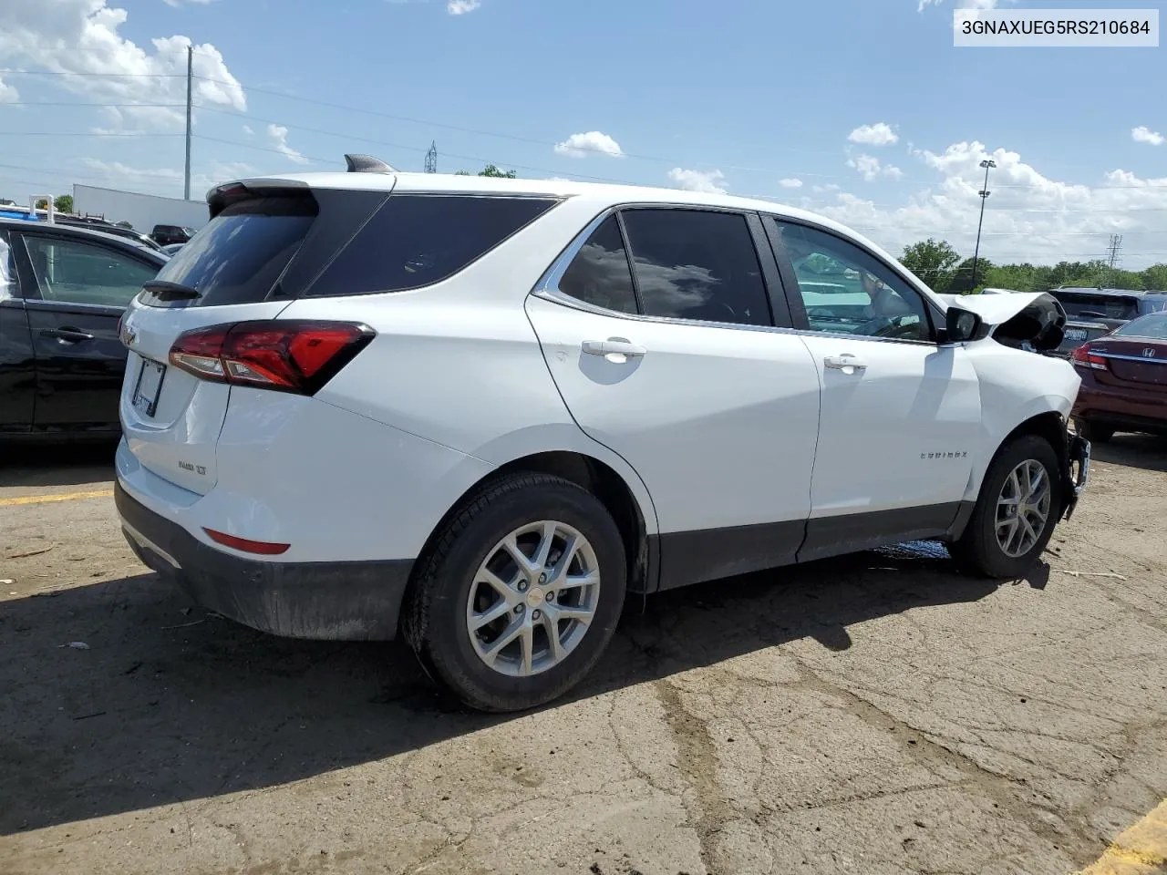 2024 Chevrolet Equinox Lt VIN: 3GNAXUEG5RS210684 Lot: 57959694