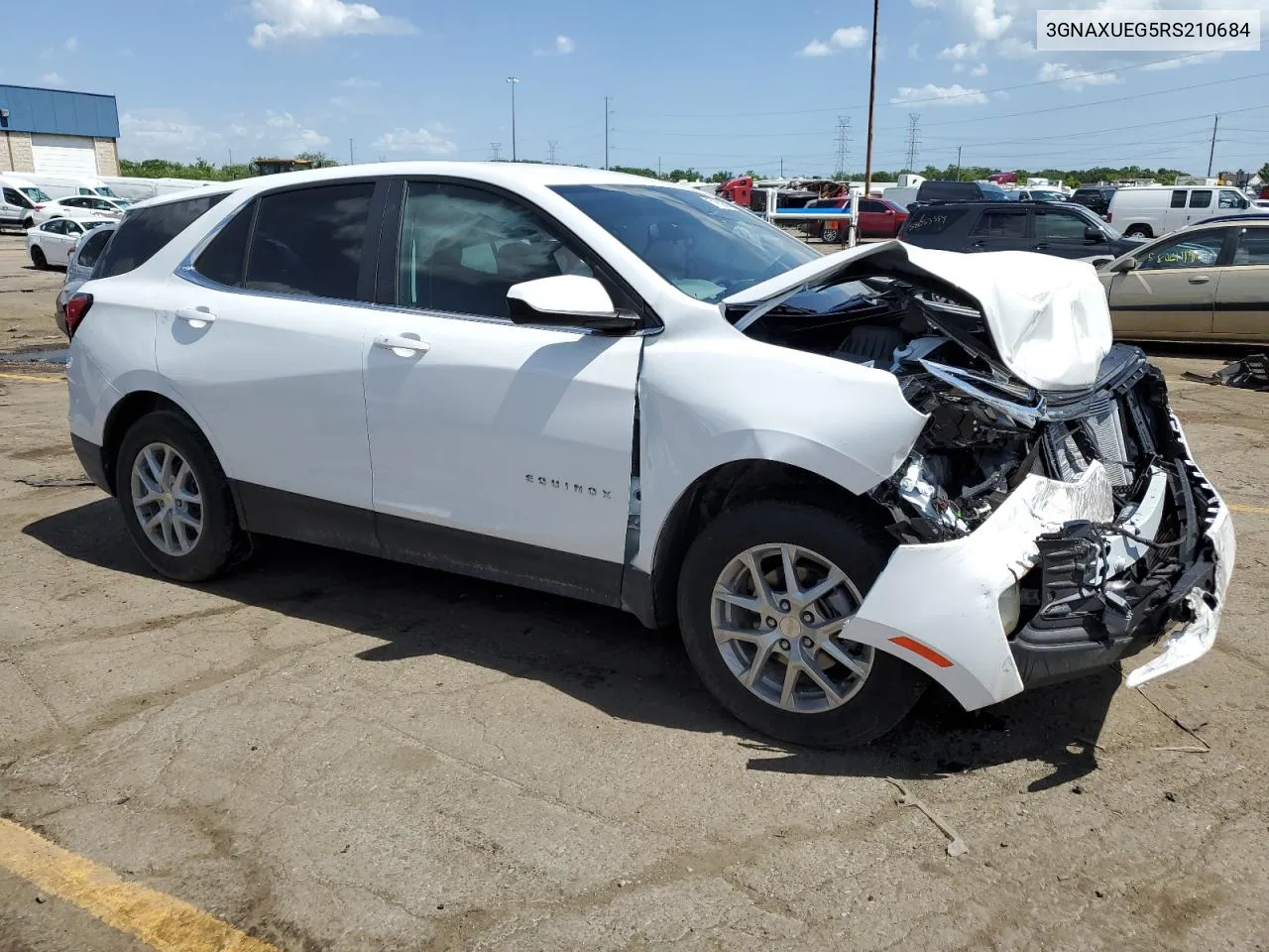 2024 Chevrolet Equinox Lt VIN: 3GNAXUEG5RS210684 Lot: 57959694