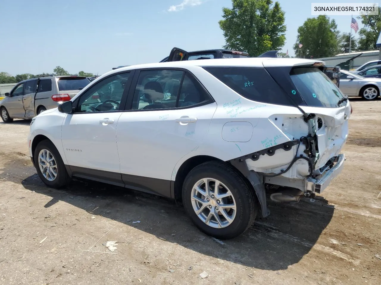 2024 Chevrolet Equinox Ls VIN: 3GNAXHEG5RL174321 Lot: 63030884