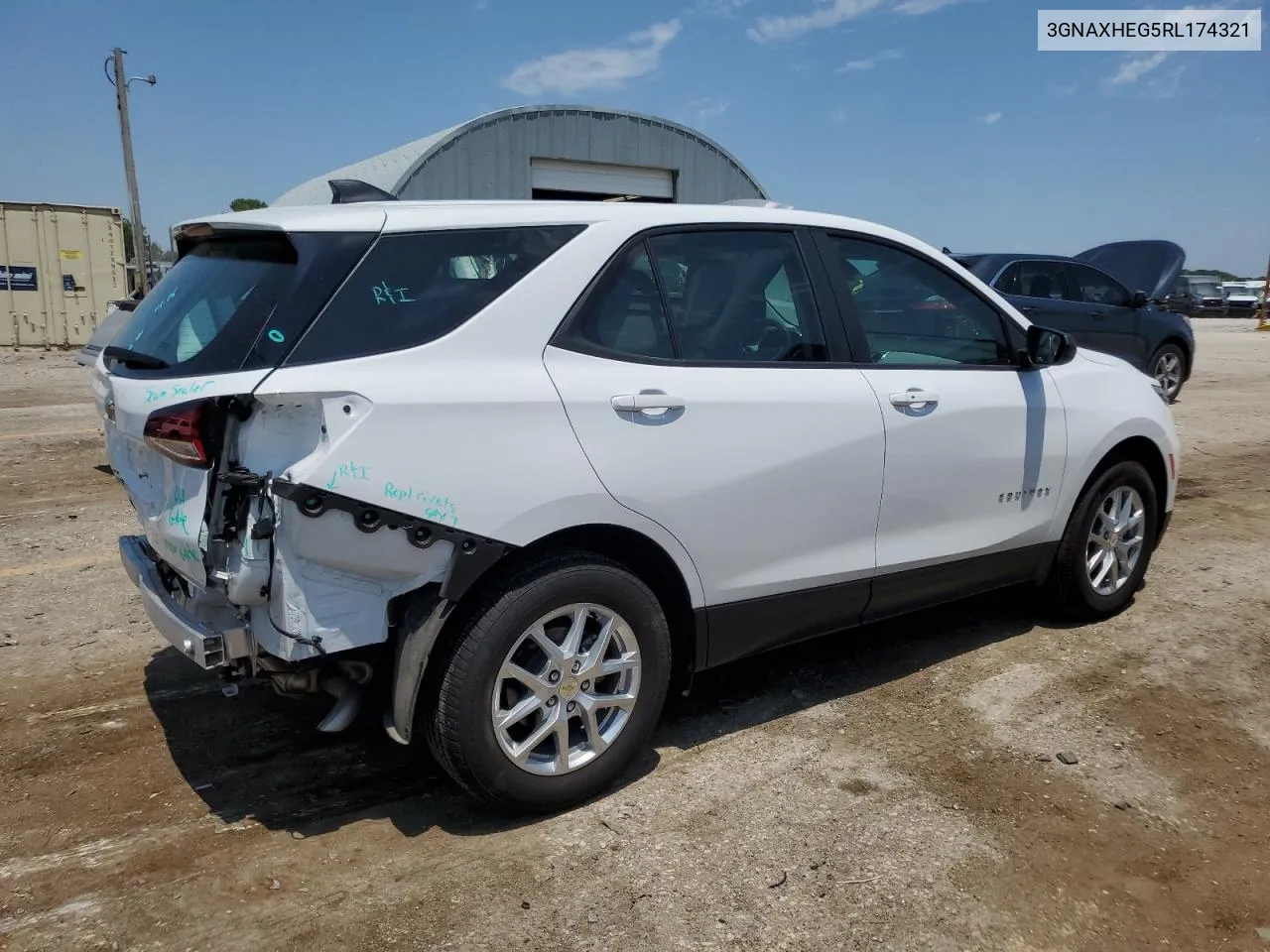 2024 Chevrolet Equinox Ls VIN: 3GNAXHEG5RL174321 Lot: 63030884