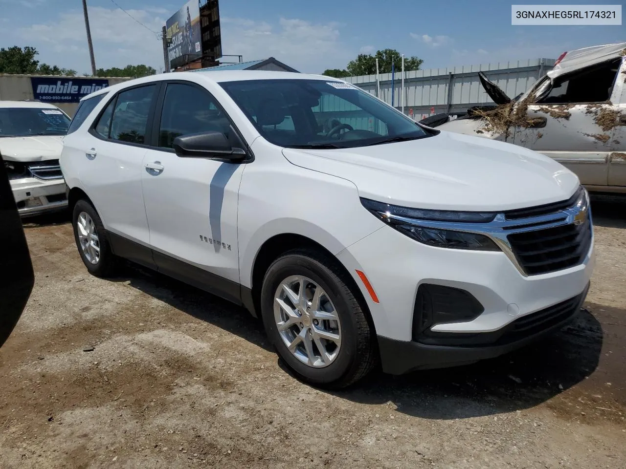 2024 Chevrolet Equinox Ls VIN: 3GNAXHEG5RL174321 Lot: 63030884