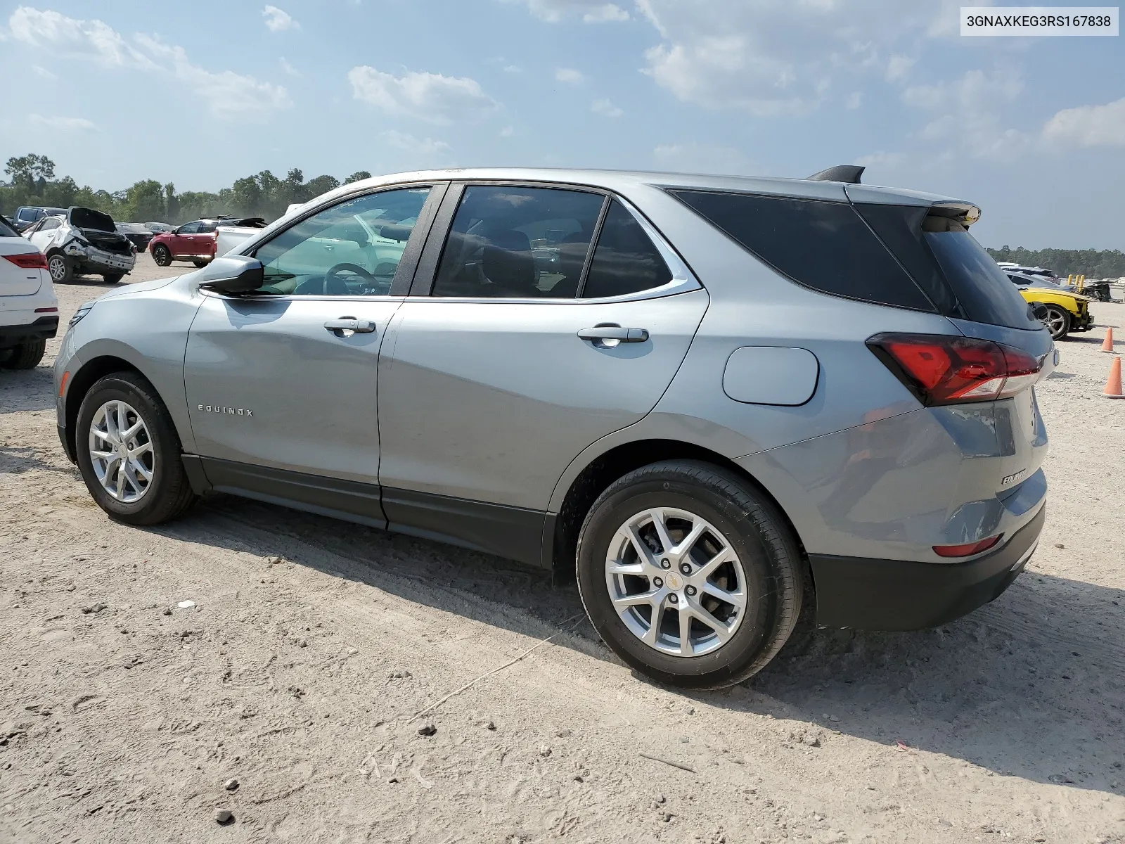 2024 Chevrolet Equinox Lt VIN: 3GNAXKEG3RS167838 Lot: 63150094