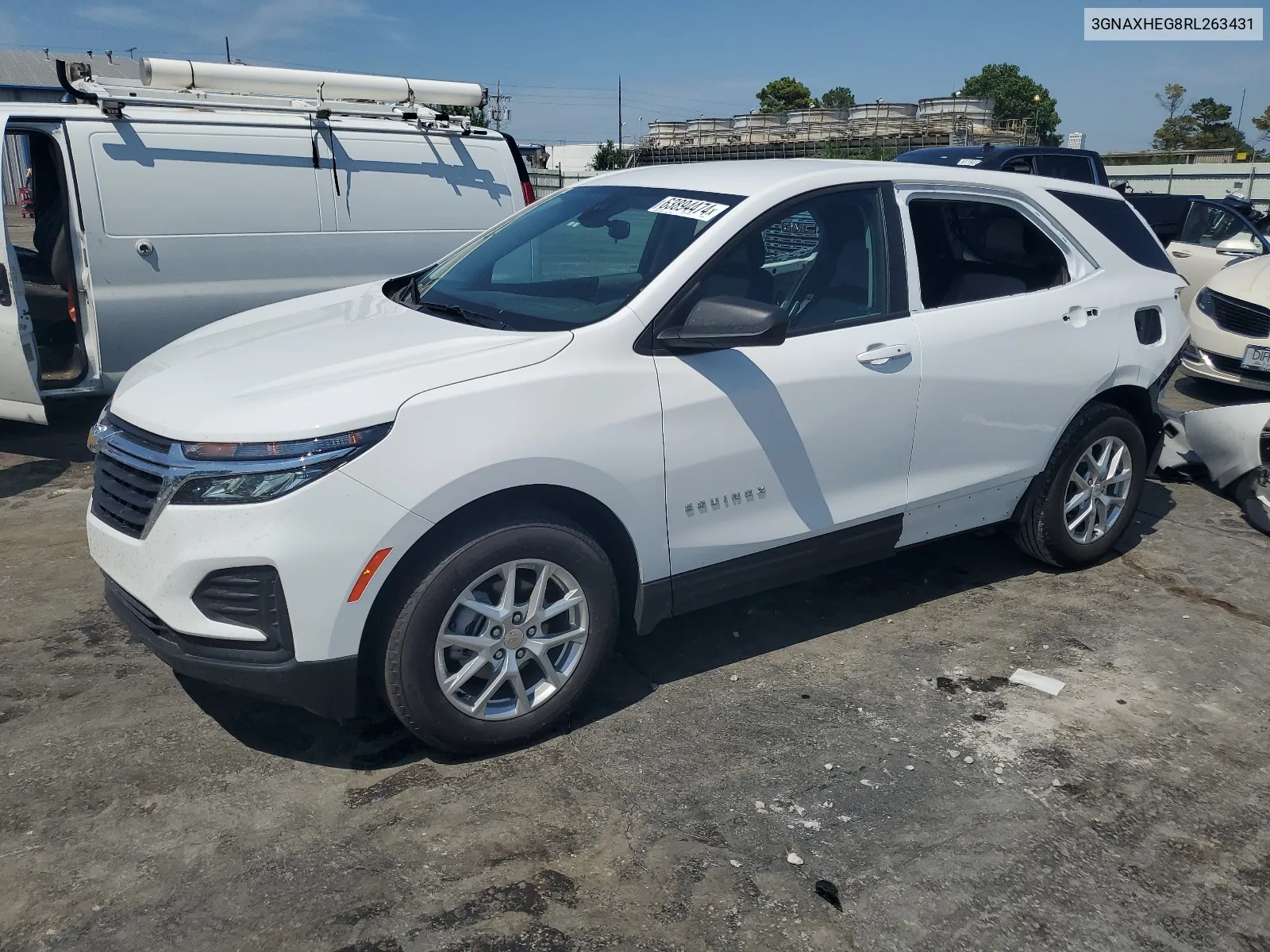 2024 Chevrolet Equinox Ls VIN: 3GNAXHEG8RL263431 Lot: 63894474