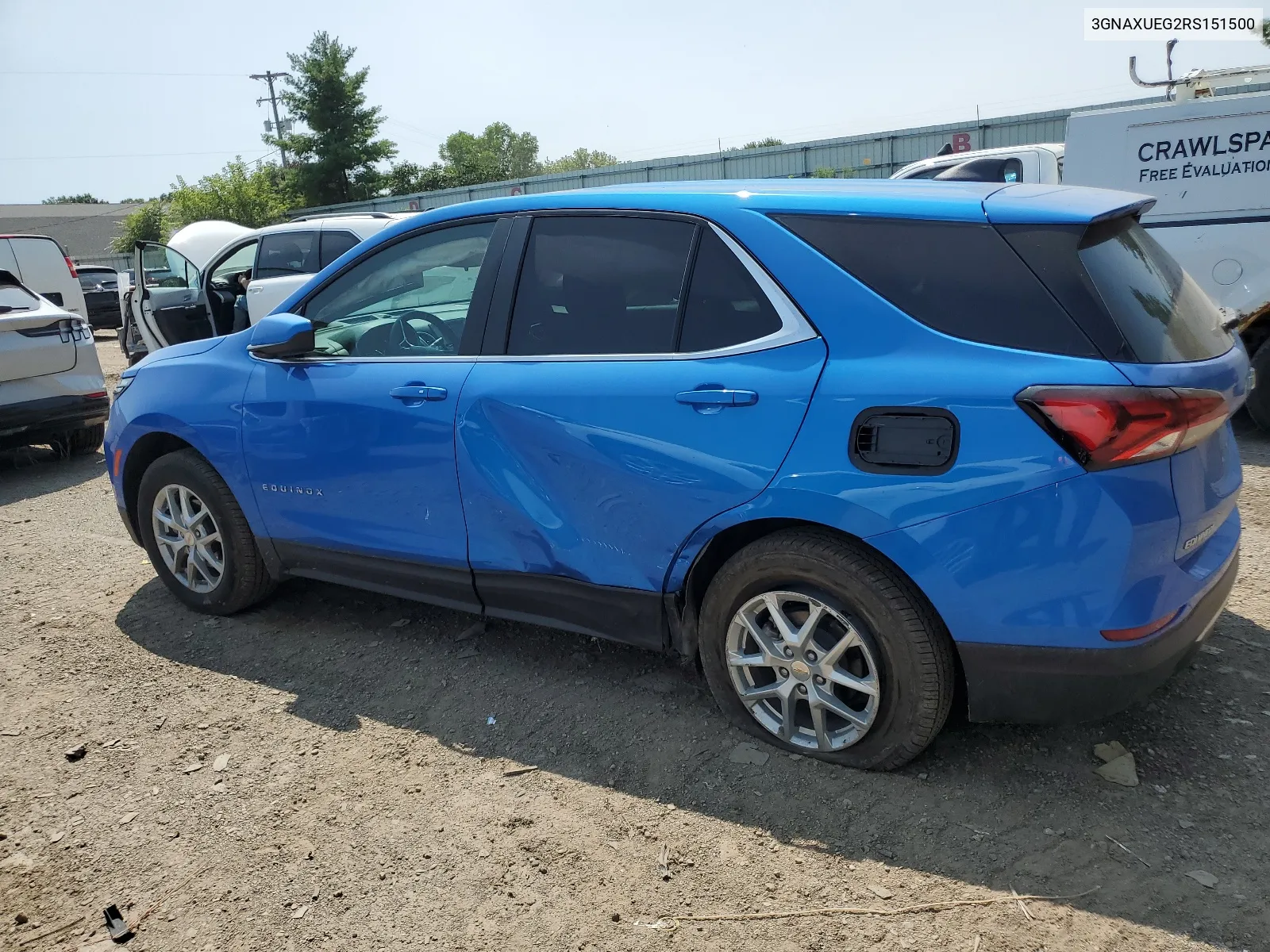 2024 Chevrolet Equinox Lt VIN: 3GNAXUEG2RS151500 Lot: 64221214