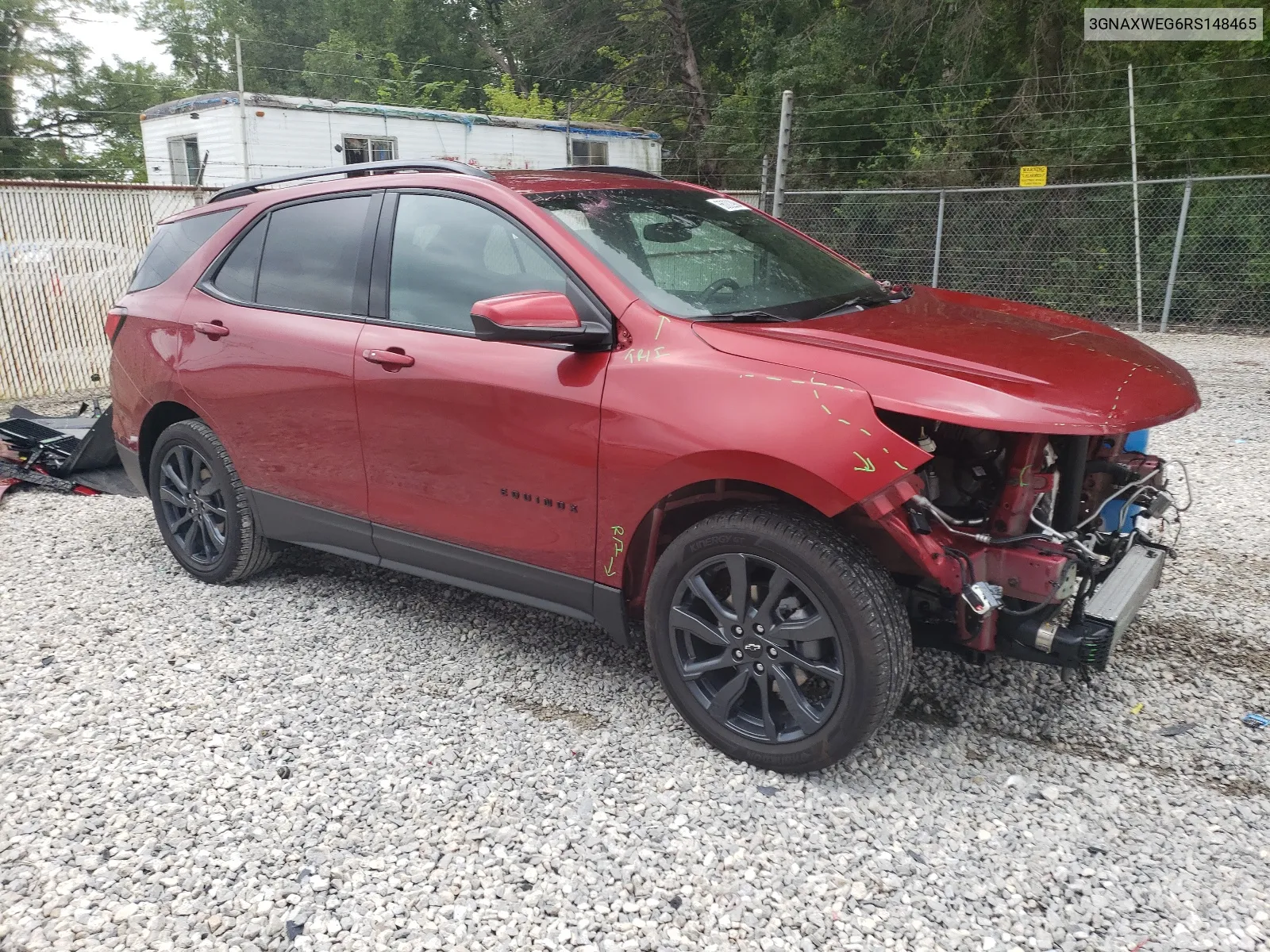 2024 Chevrolet Equinox Rs VIN: 3GNAXWEG6RS148465 Lot: 66002984