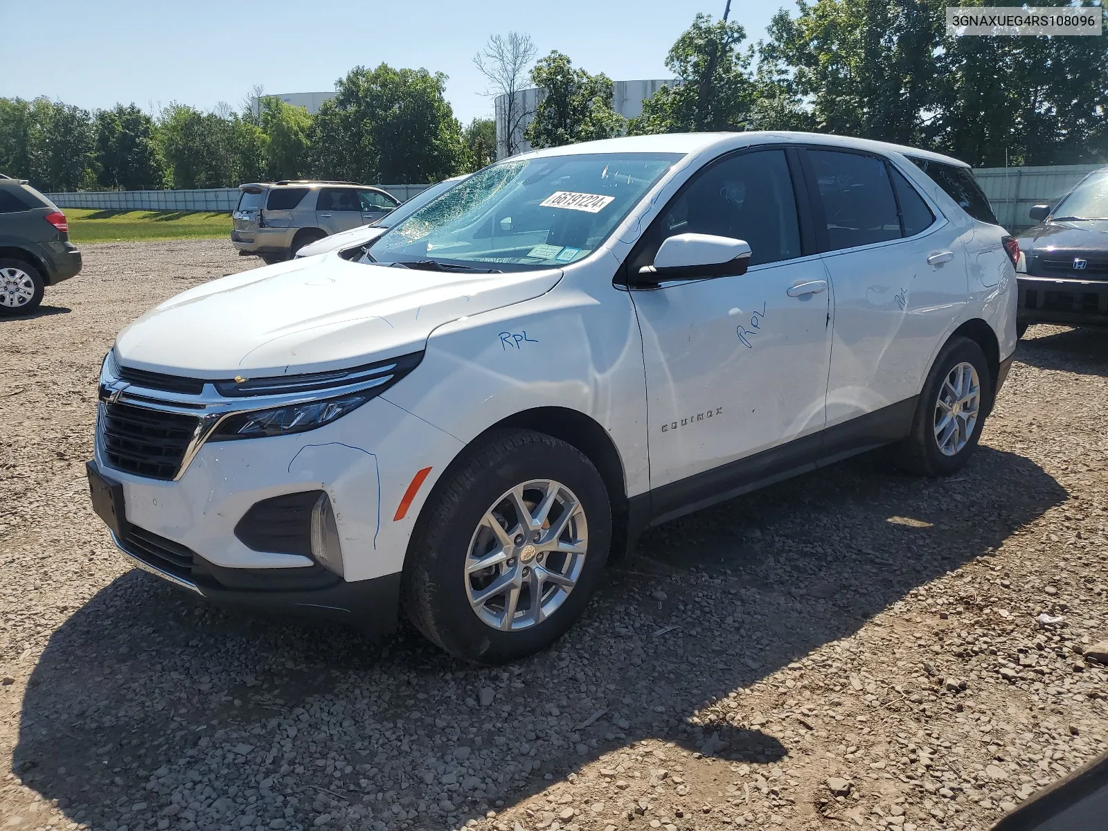 2024 Chevrolet Equinox Lt VIN: 3GNAXUEG4RS108096 Lot: 66191224