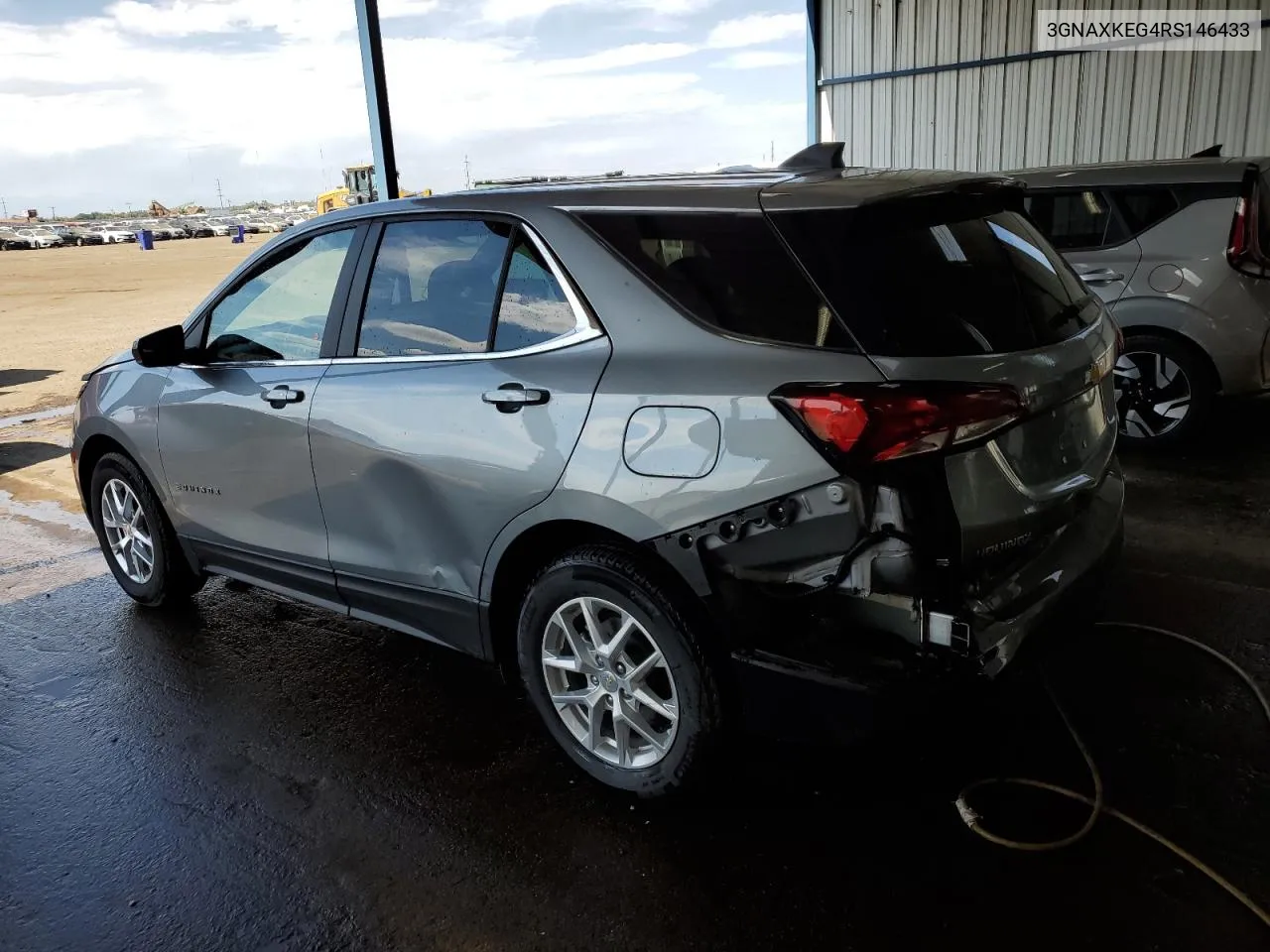 2024 Chevrolet Equinox Lt VIN: 3GNAXKEG4RS146433 Lot: 68597684