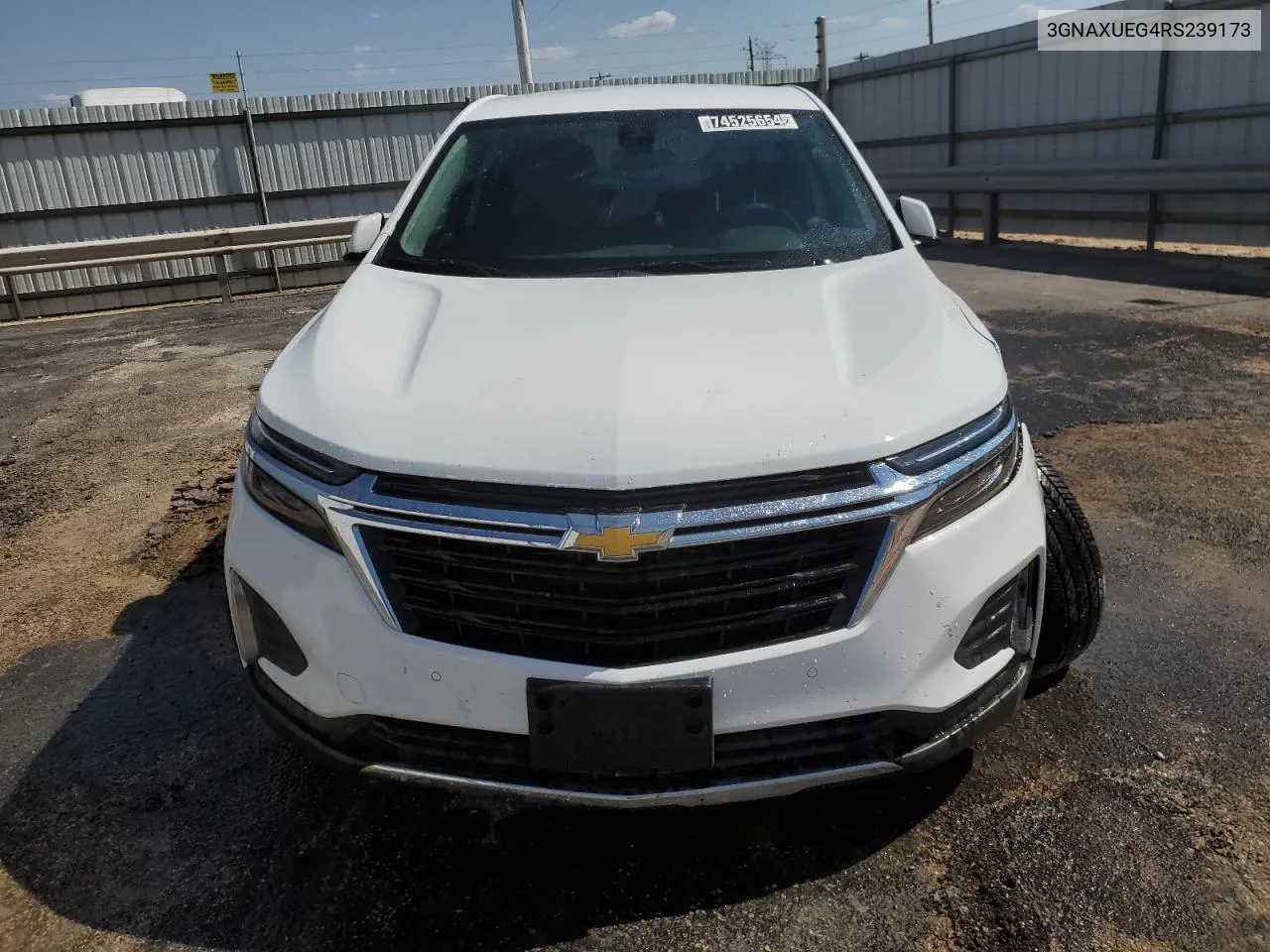 2024 Chevrolet Equinox Lt VIN: 3GNAXUEG4RS239173 Lot: 74525654