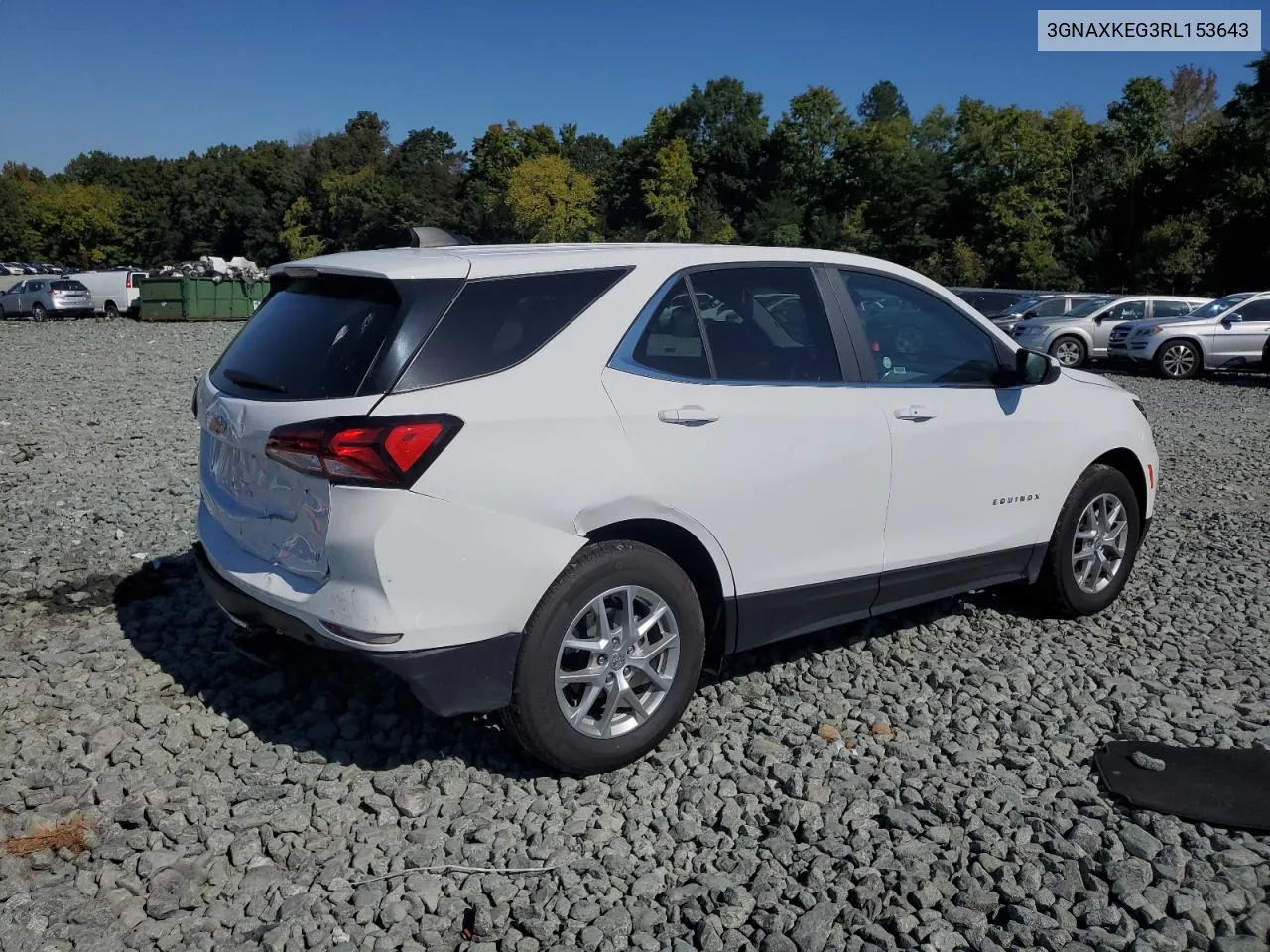 2024 Chevrolet Equinox Lt VIN: 3GNAXKEG3RL153643 Lot: 75181074