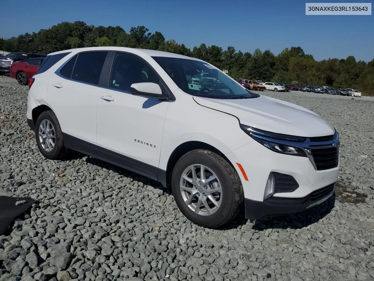 2024 Chevrolet Equinox Lt VIN: 3GNAXKEG3RL153643 Lot: 75181074