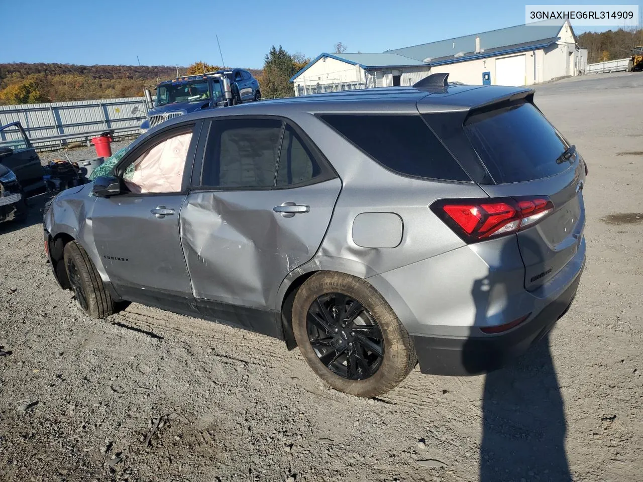 2024 Chevrolet Equinox Ls VIN: 3GNAXHEG6RL314909 Lot: 77844024