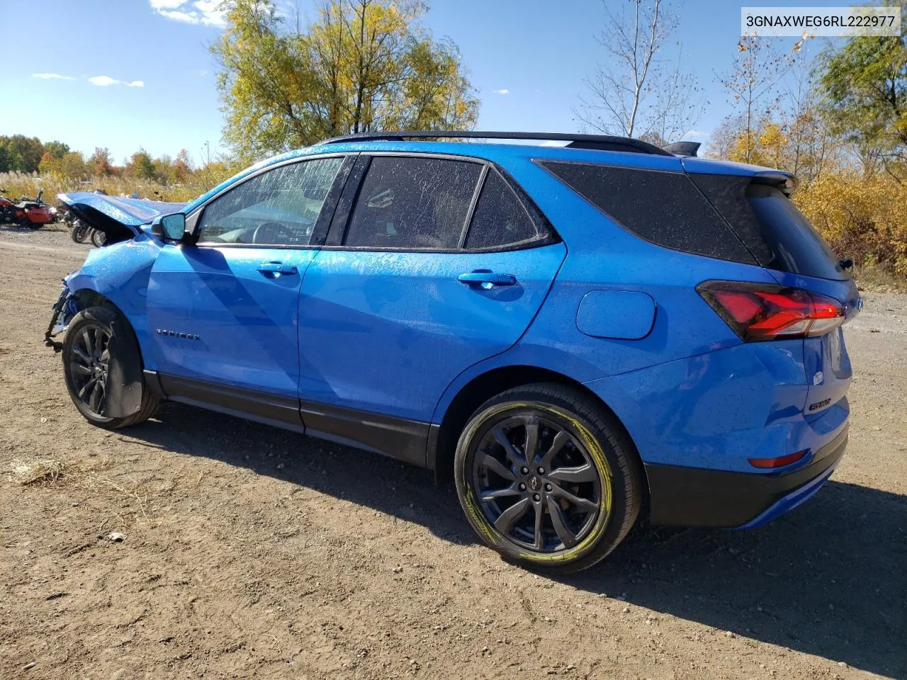 2024 Chevrolet Equinox Rs VIN: 3GNAXWEG6RL222977 Lot: 77863064