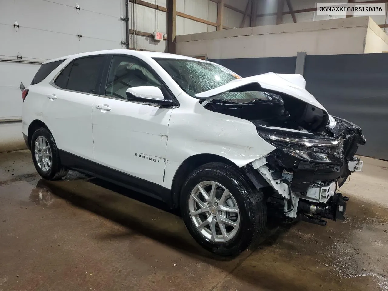 2024 Chevrolet Equinox Lt VIN: 3GNAXKEG8RS190886 Lot: 78015834