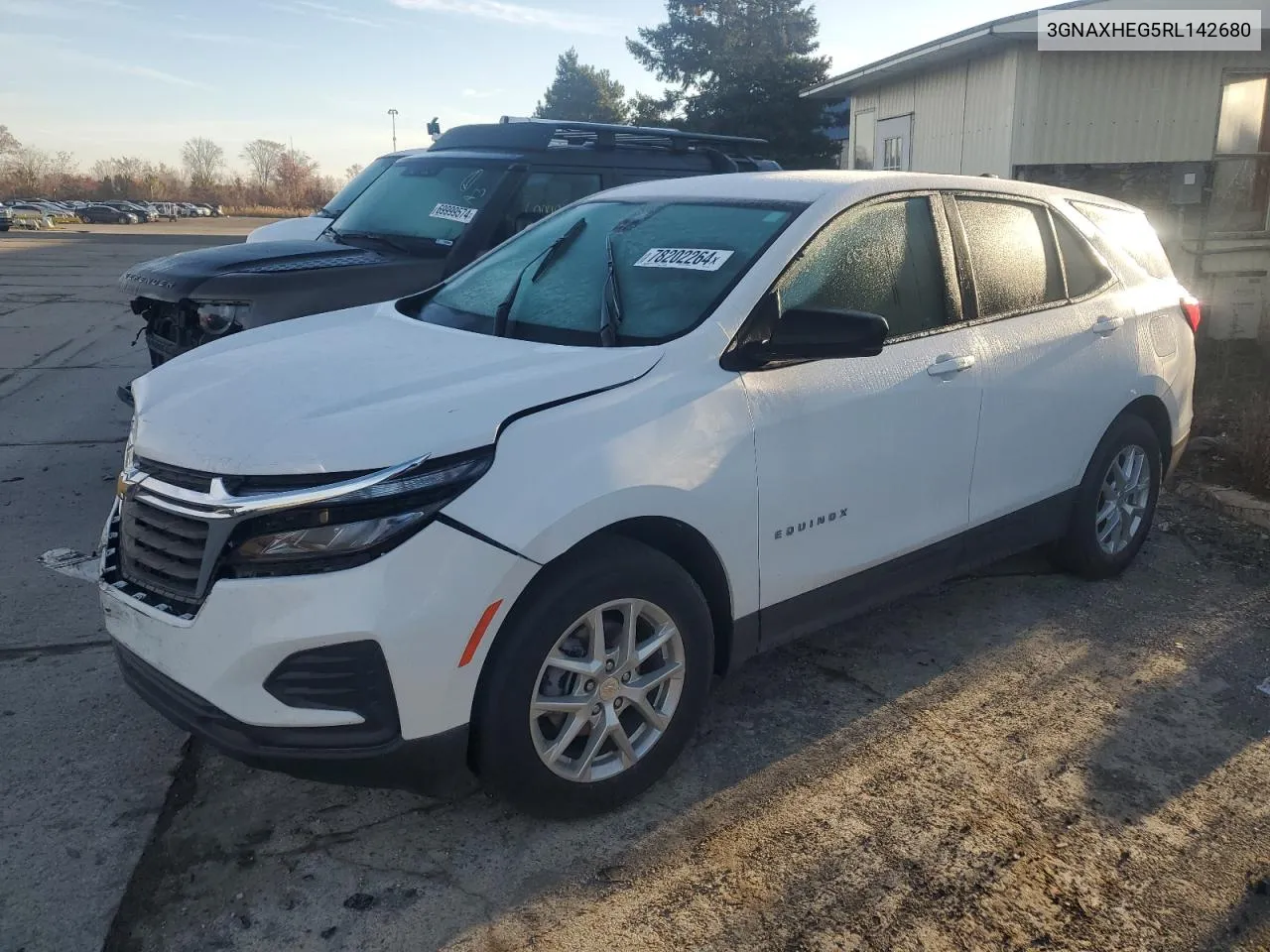 2024 Chevrolet Equinox Ls VIN: 3GNAXHEG5RL142680 Lot: 78202264