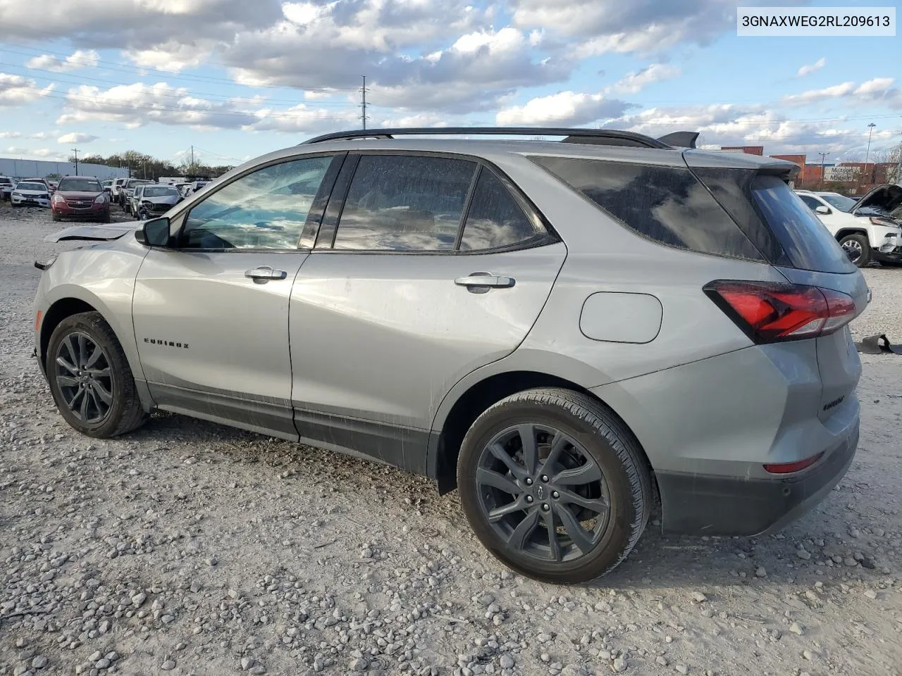 2024 Chevrolet Equinox Rs VIN: 3GNAXWEG2RL209613 Lot: 79132964