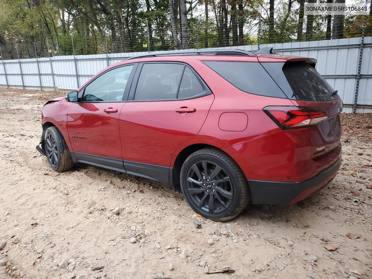 2024 Chevrolet Equinox Rs VIN: 3GNAXMEG5RS106843 Lot: 79217094