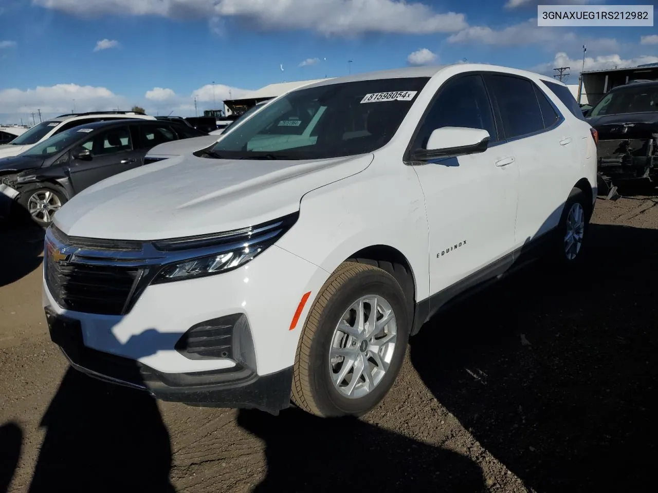 2024 Chevrolet Equinox Lt VIN: 3GNAXUEG1RS212982 Lot: 81598054