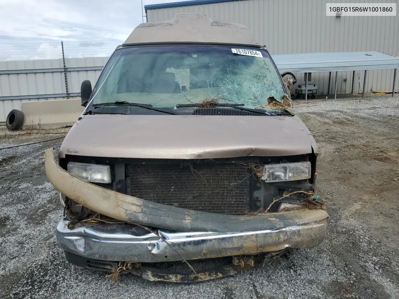 1998 Chevrolet Express G1500 VIN: 1GBFG15R6W1001860 Lot: 76107854