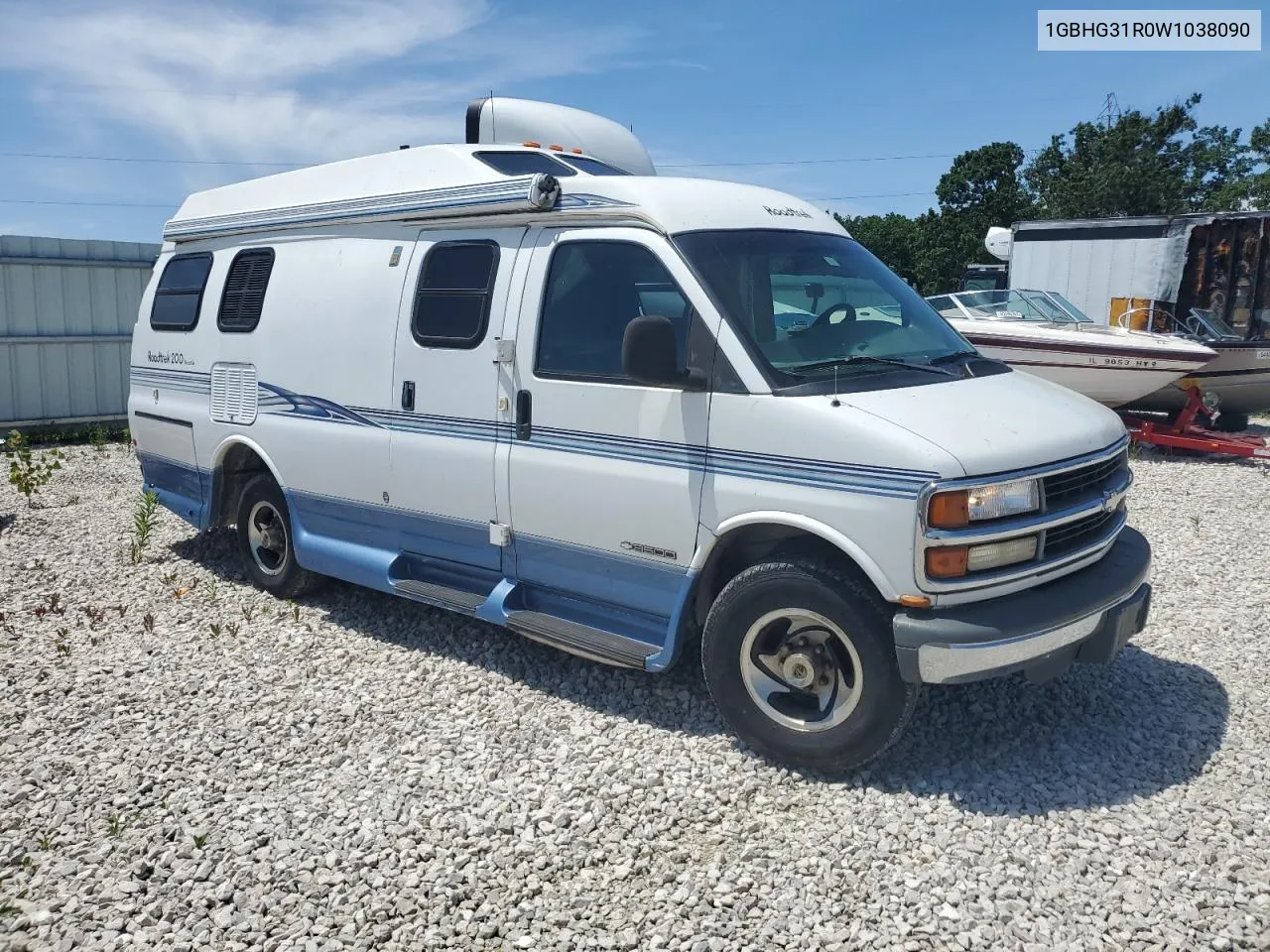 1999 Chevrolet Express G3500 VIN: 1GBHG31R0W1038090 Lot: 59170334