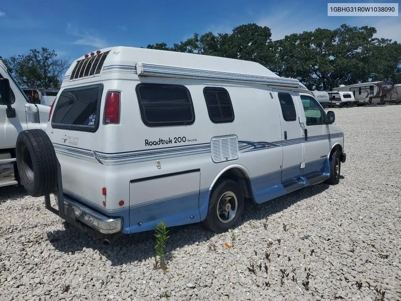 1999 Chevrolet Express G3500 VIN: 1GBHG31R0W1038090 Lot: 59170334