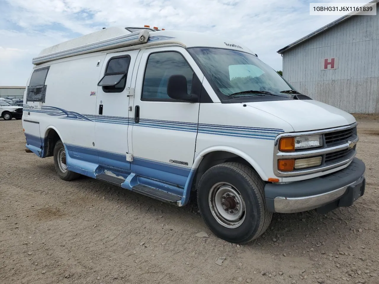 1999 Chevrolet Express G3500 VIN: 1GBHG31J6X1161839 Lot: 59368744