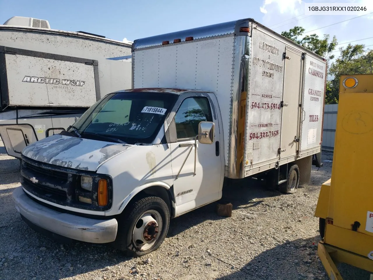 1999 Chevrolet Express G3500 VIN: 1GBJG31RXX1020246 Lot: 71815844