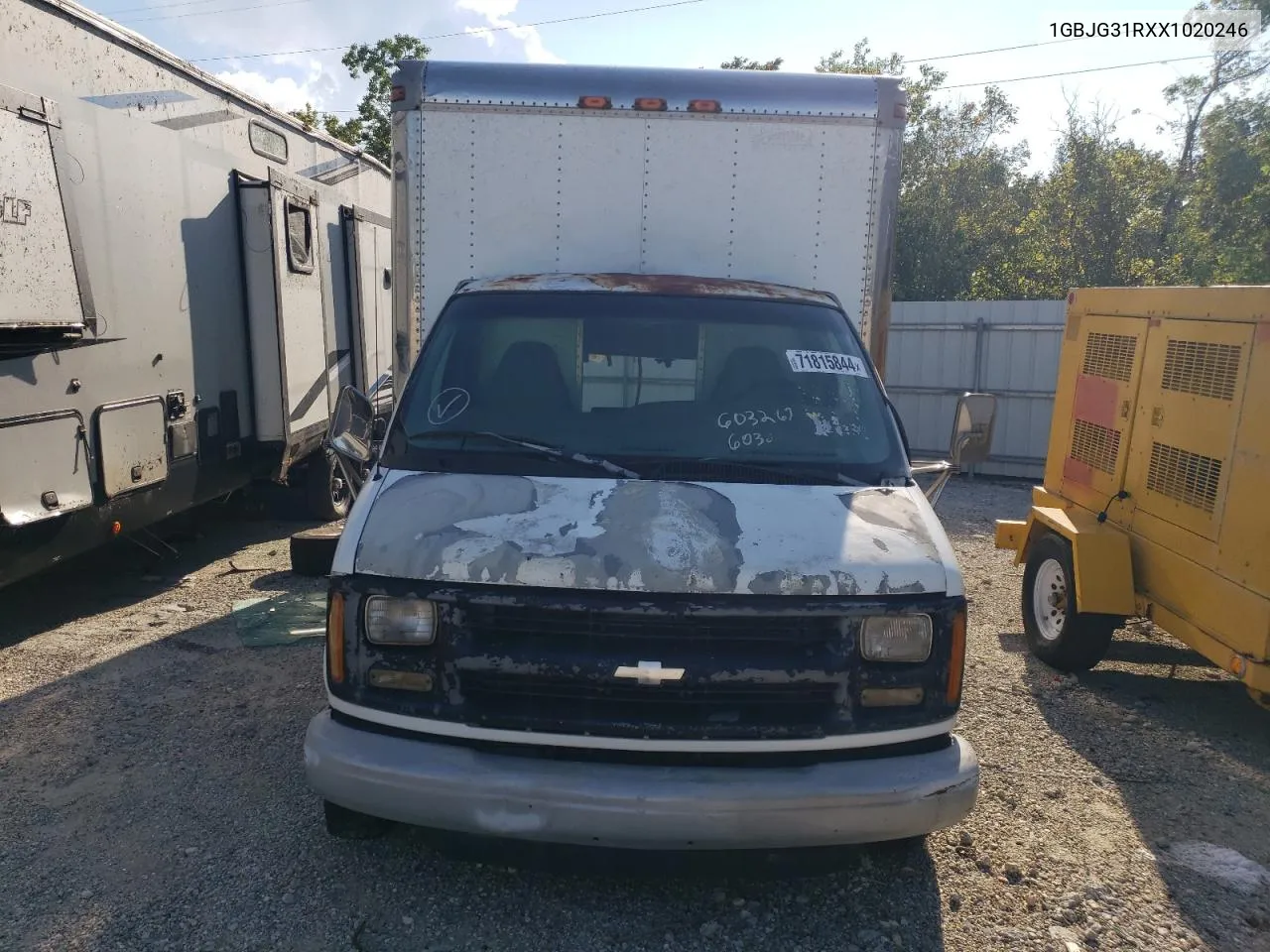 1999 Chevrolet Express G3500 VIN: 1GBJG31RXX1020246 Lot: 71815844