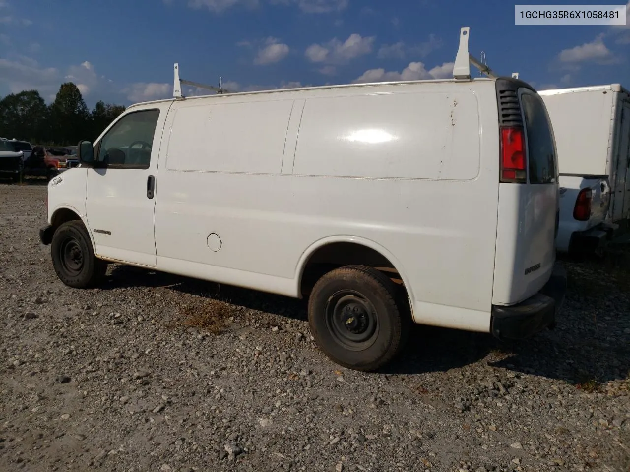 1999 Chevrolet Express G3500 VIN: 1GCHG35R6X1058481 Lot: 75008644