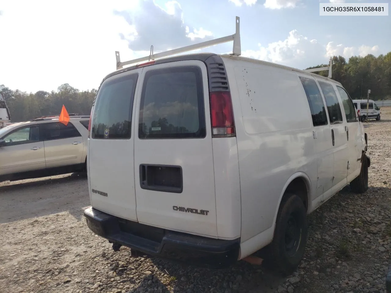 1999 Chevrolet Express G3500 VIN: 1GCHG35R6X1058481 Lot: 75008644