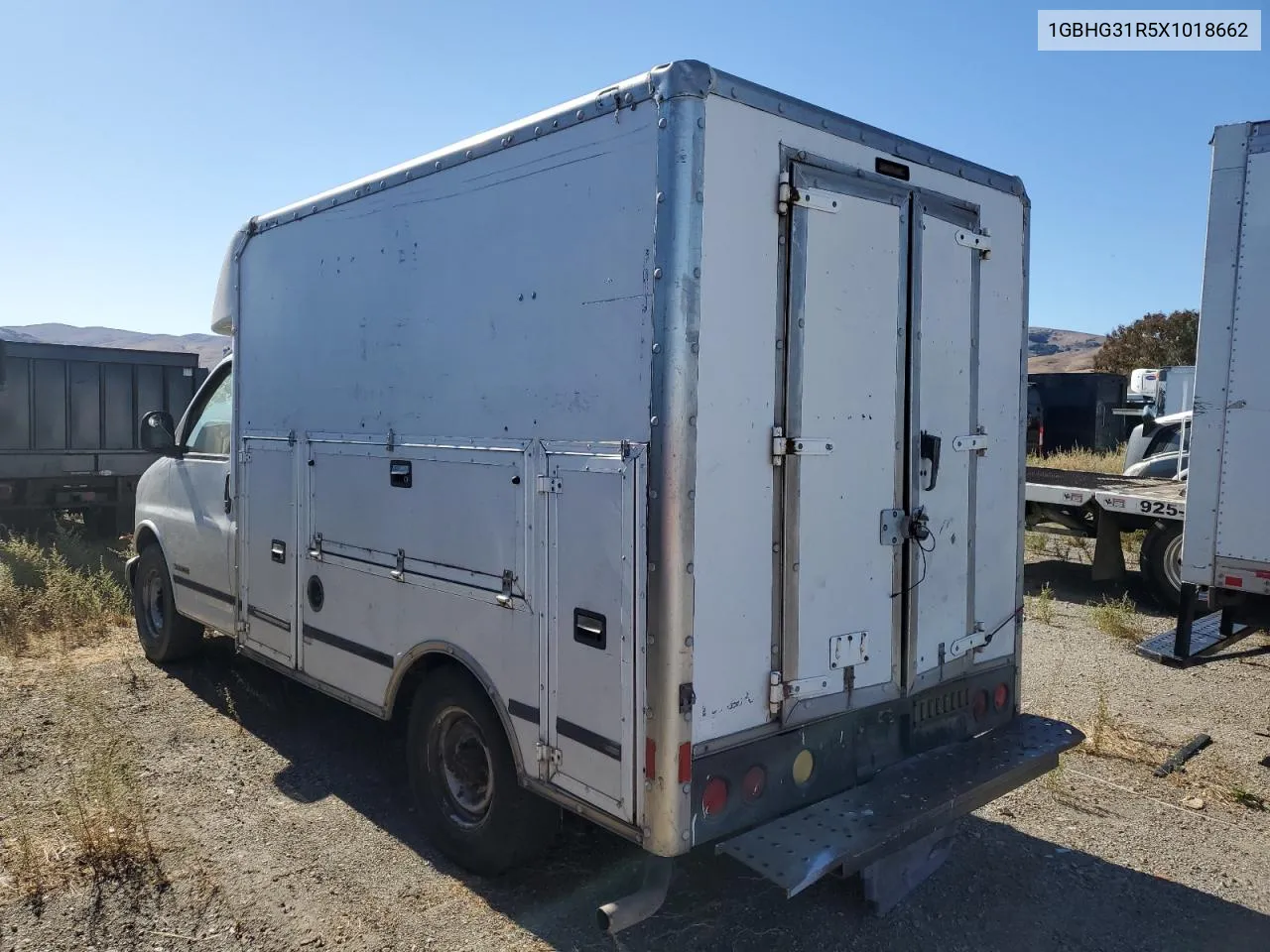 1999 Chevrolet Express G3500 VIN: 1GBHG31R5X1018662 Lot: 80008584