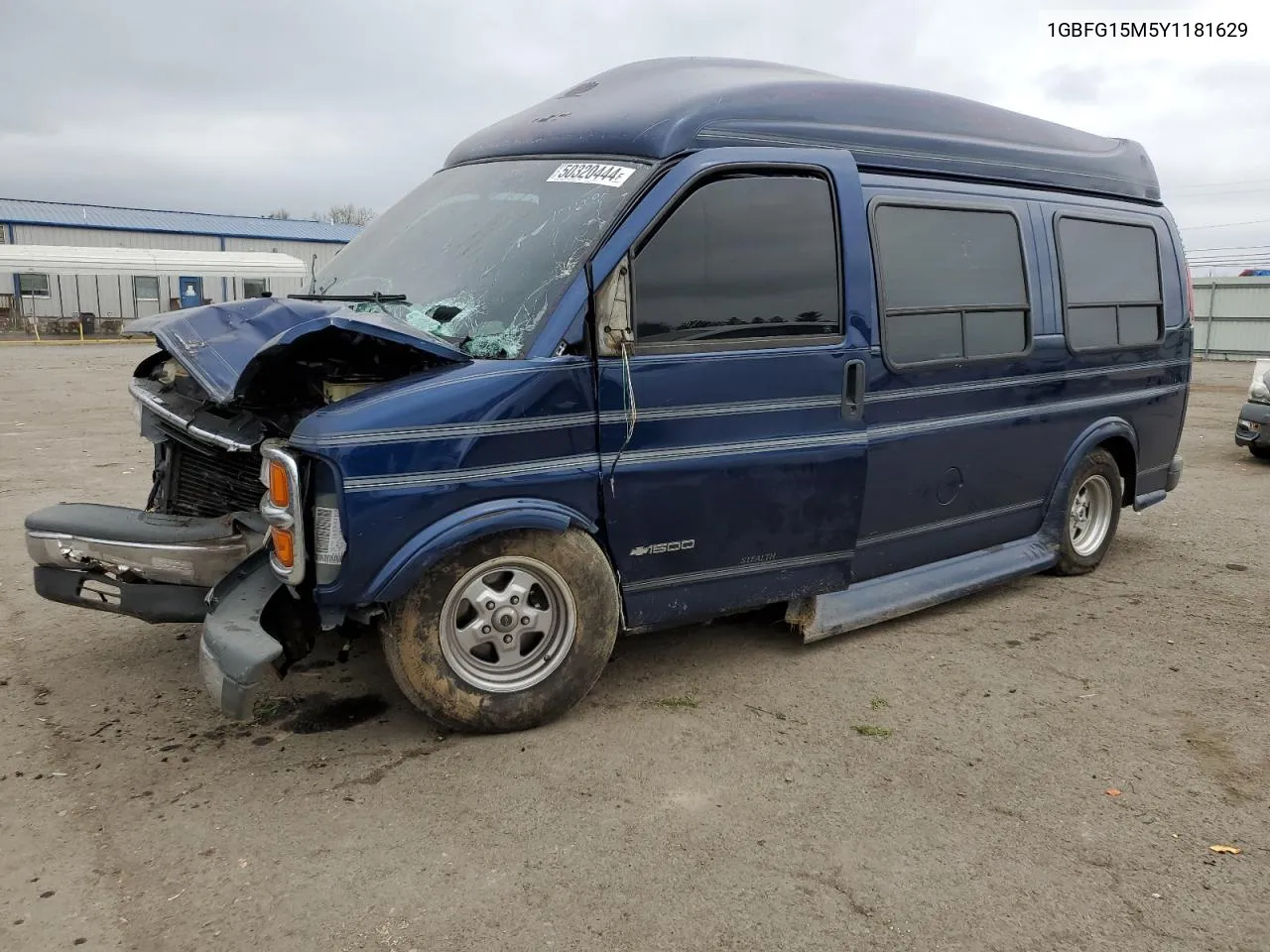 2000 Chevrolet Express G1500 VIN: 1GBFG15M5Y1181629 Lot: 50320444