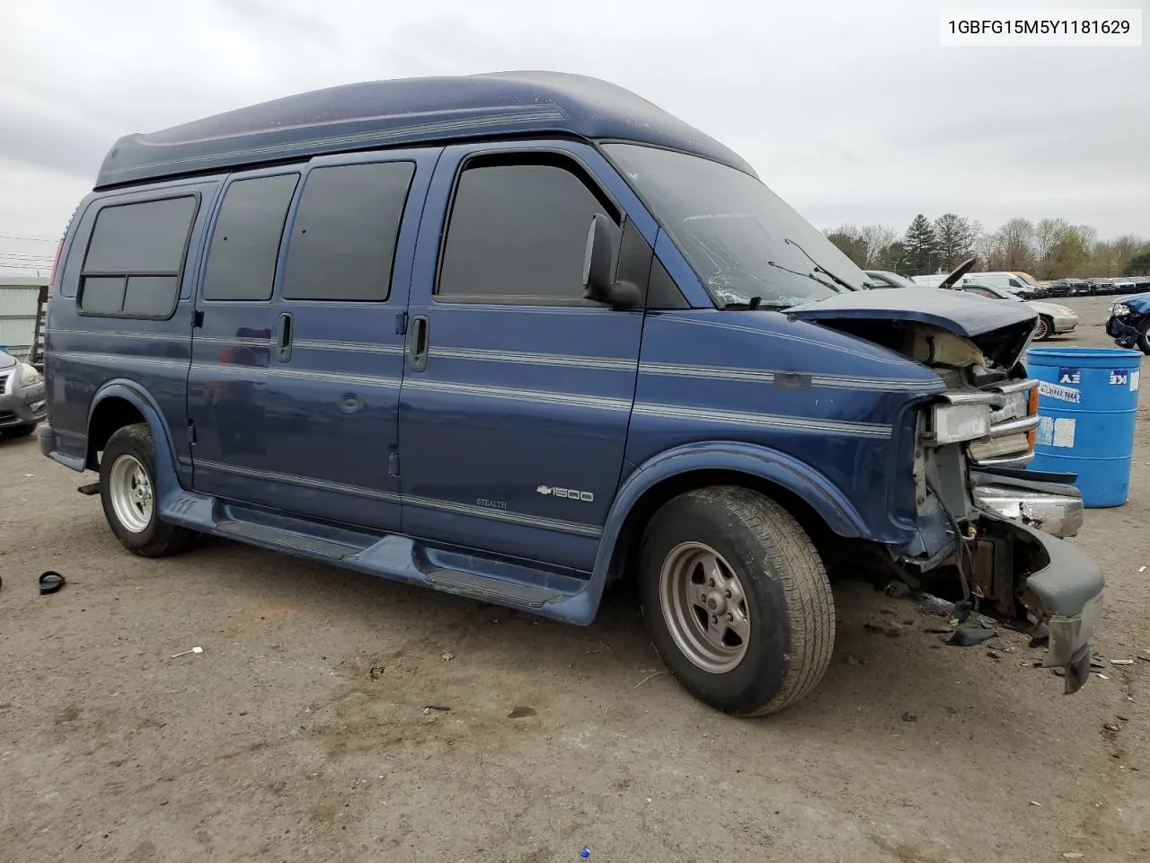 2000 Chevrolet Express G1500 VIN: 1GBFG15M5Y1181629 Lot: 50320444