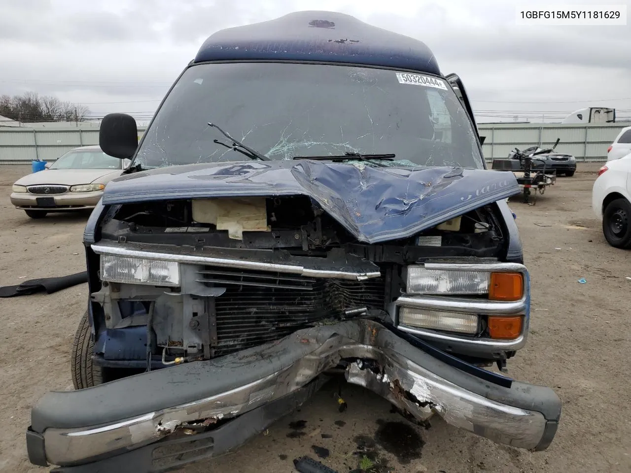 2000 Chevrolet Express G1500 VIN: 1GBFG15M5Y1181629 Lot: 50320444