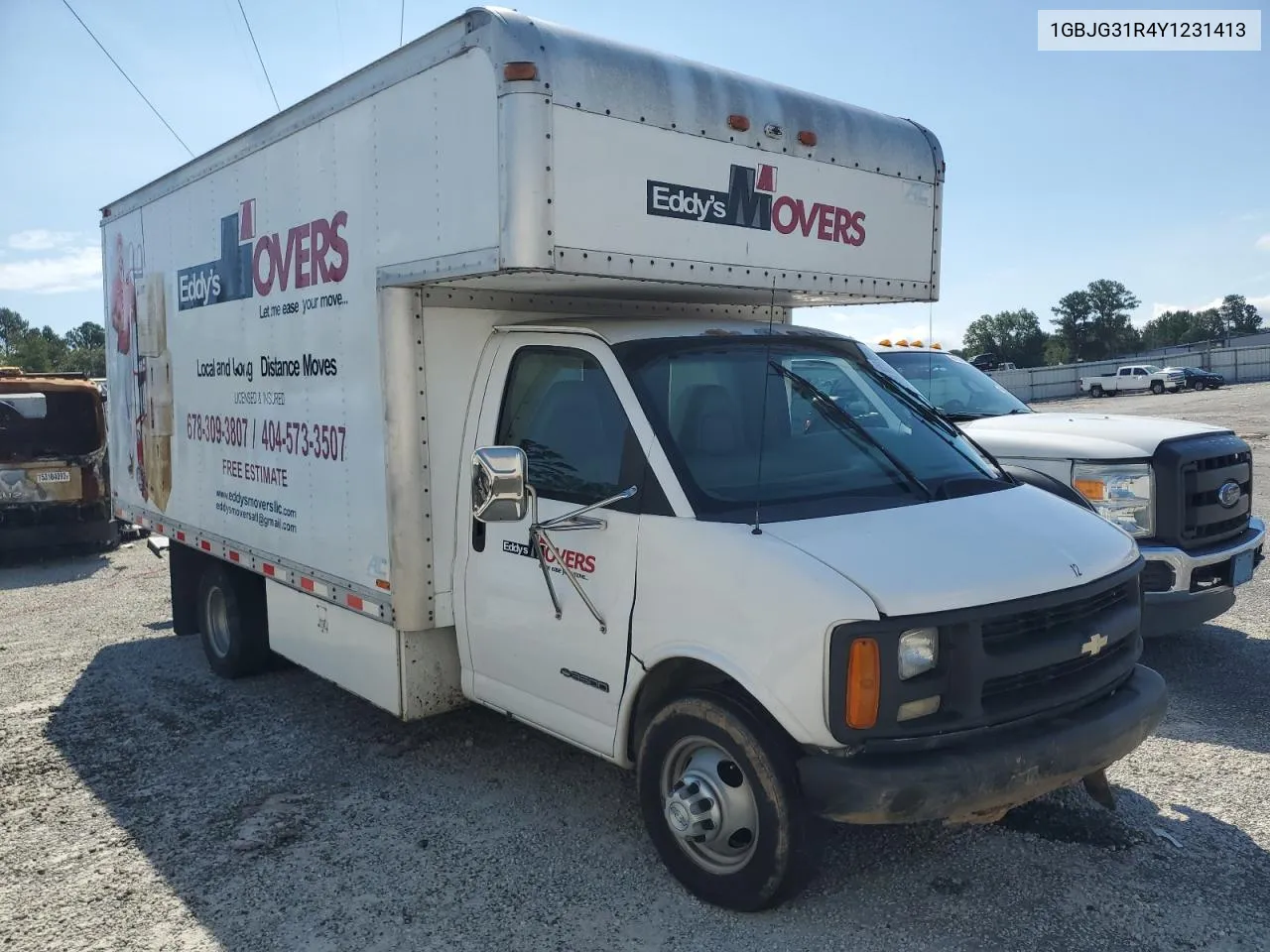 2000 Chevrolet Express G3500 VIN: 1GBJG31R4Y1231413 Lot: 68331514