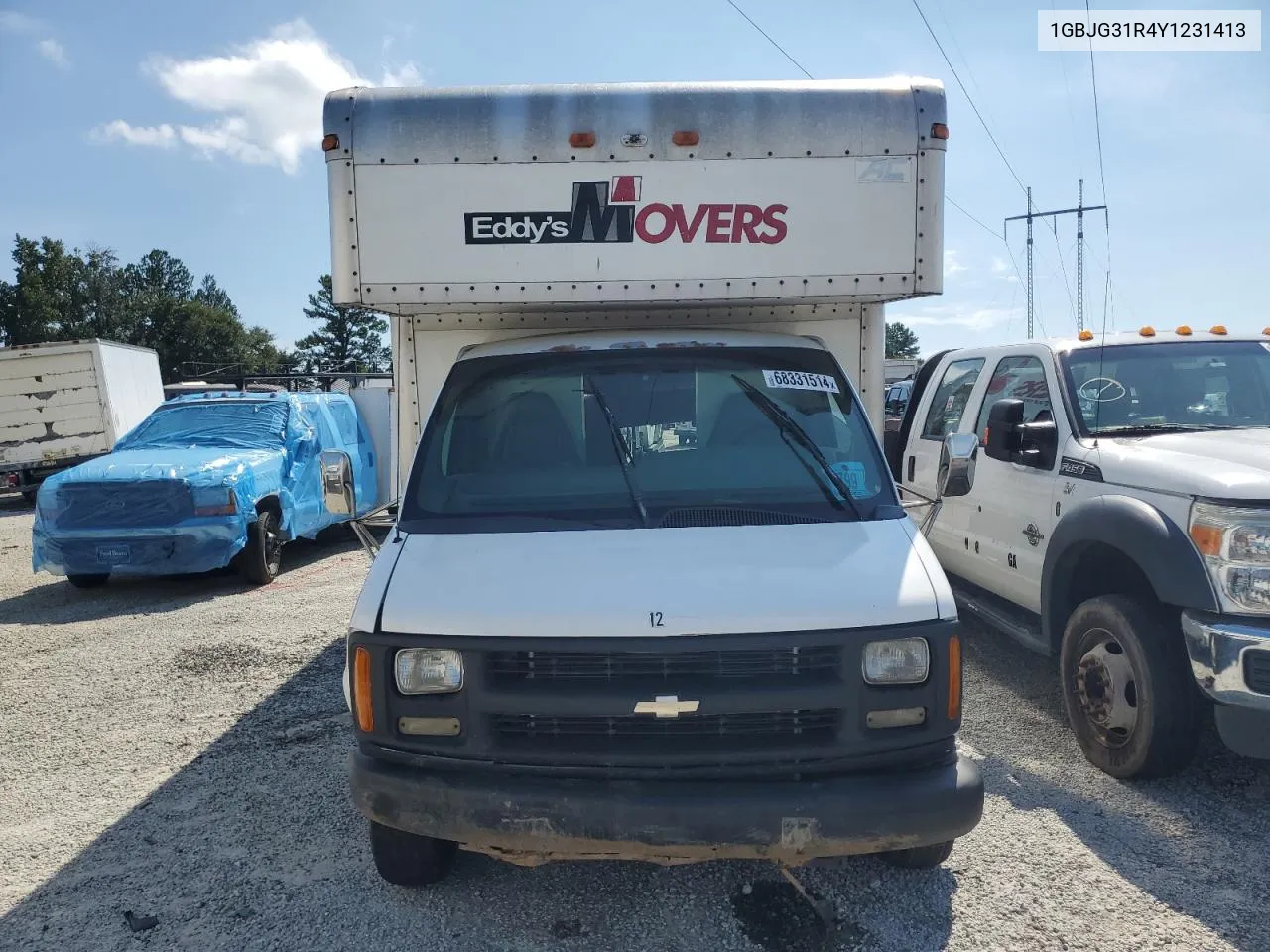 2000 Chevrolet Express G3500 VIN: 1GBJG31R4Y1231413 Lot: 68331514