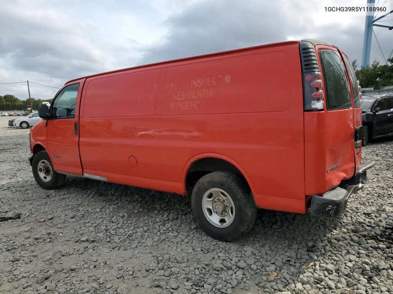 2000 Chevrolet Express G3500 VIN: 1GCHG39R5Y1188960 Lot: 71439264