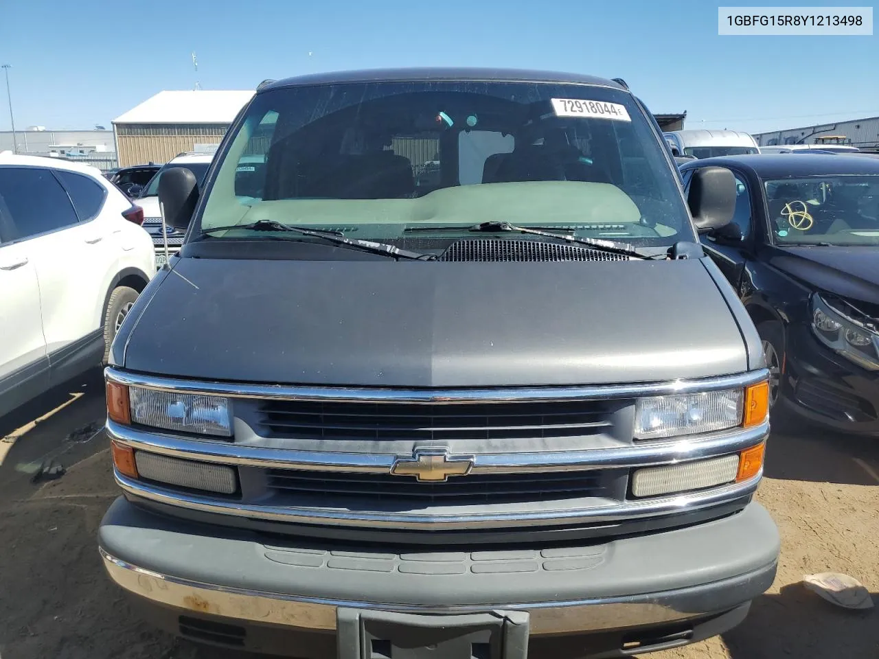 2000 Chevrolet Express G1500 VIN: 1GBFG15R8Y1213498 Lot: 72918044