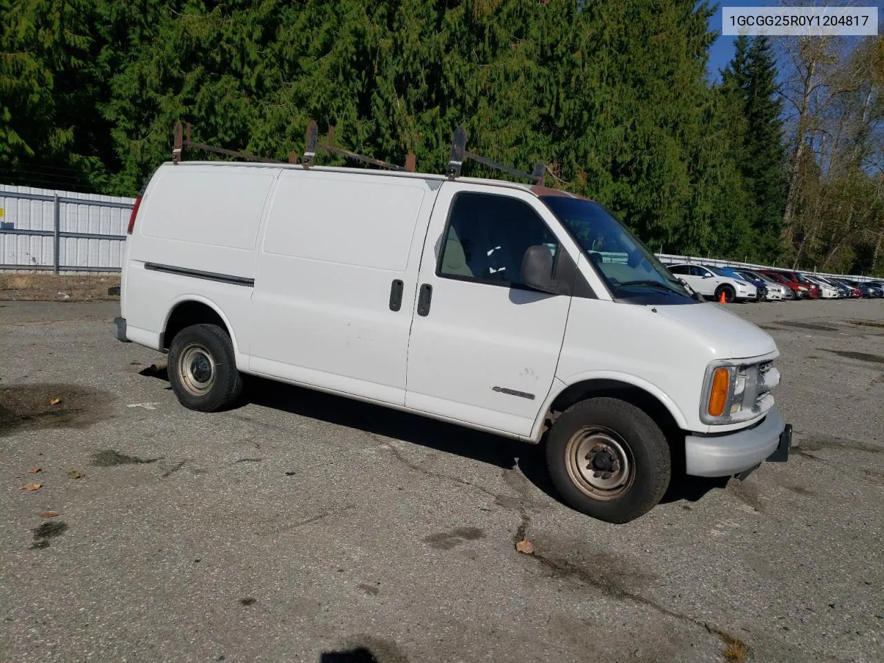 2000 Chevrolet Express G2500 VIN: 1GCGG25R0Y1204817 Lot: 73644604