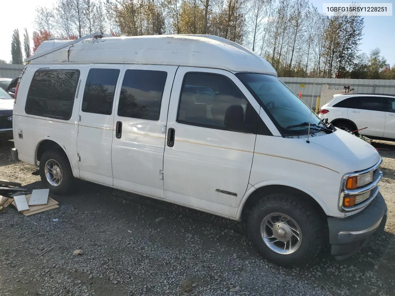 2000 Chevrolet Express G1500 VIN: 1GBFG15R5Y1228251 Lot: 75468884